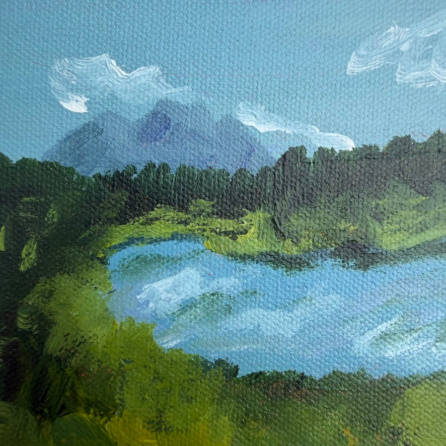 The Pond, Original 5x7