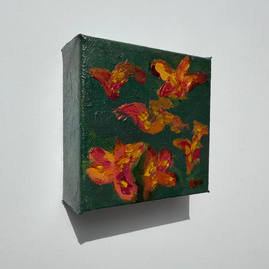 Floral Study No. 14, Original 4x4