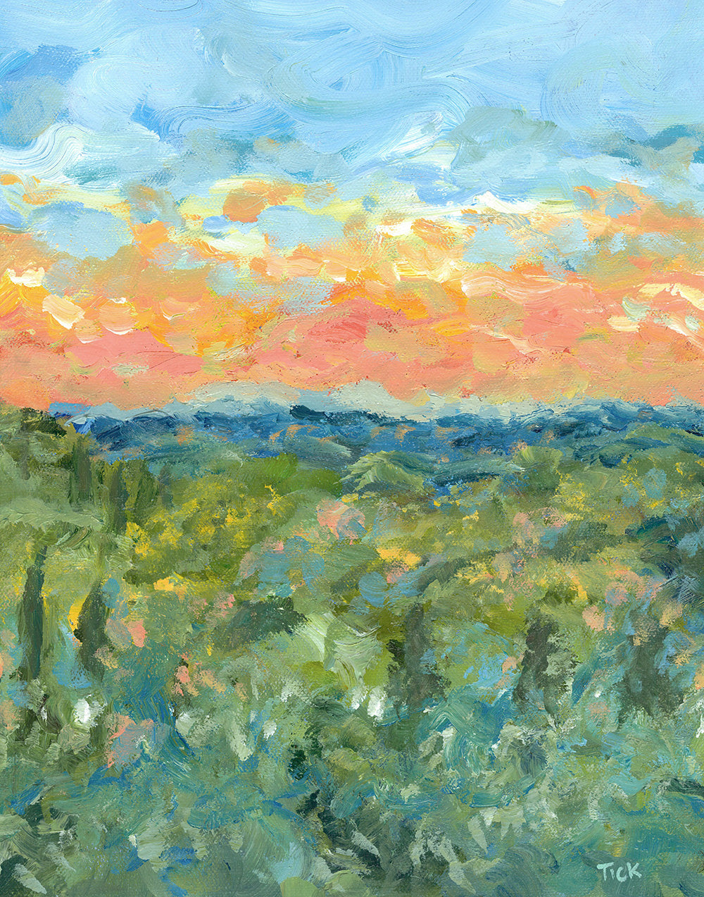 Italian Sunset Print
