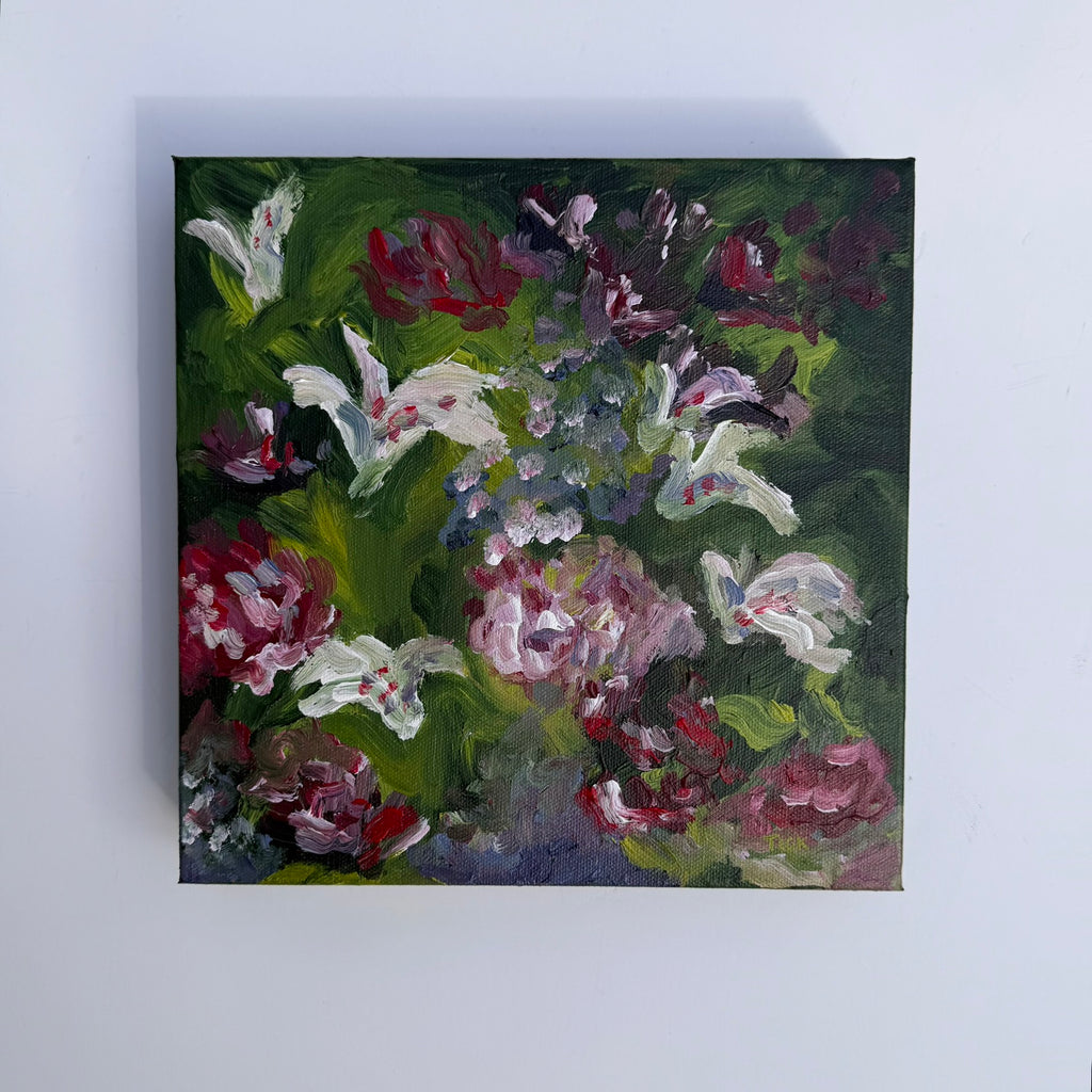 Floral No. 4, Original 10x10