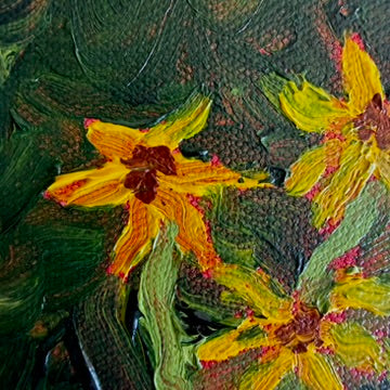 Floral Study No. 12, Original 4x4