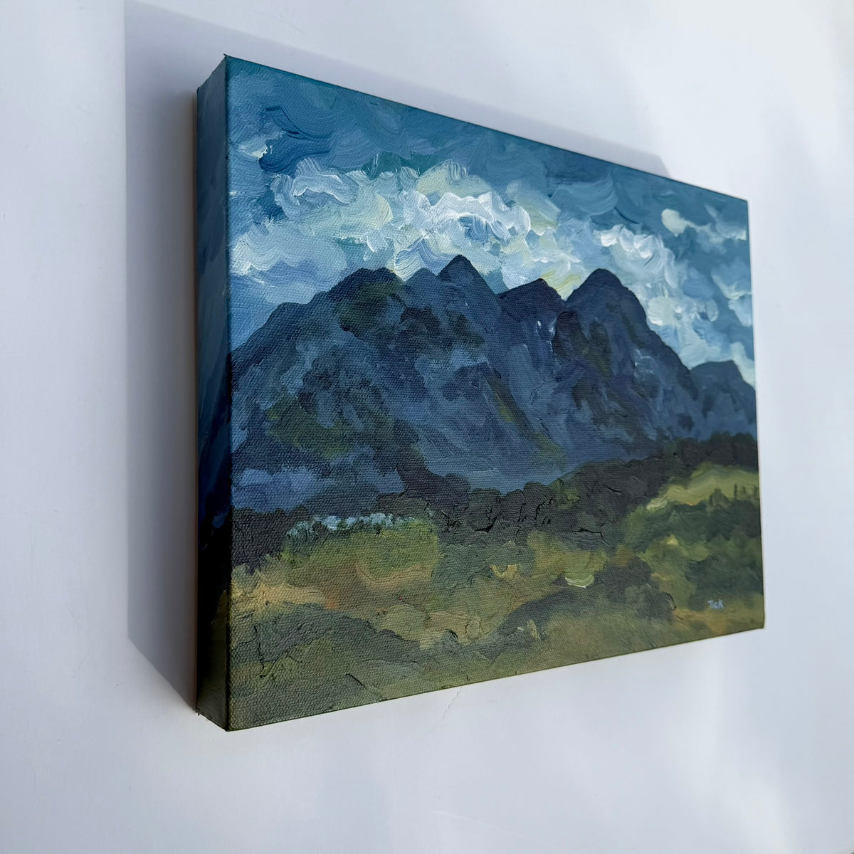 Looming Mountains, Original 11x14