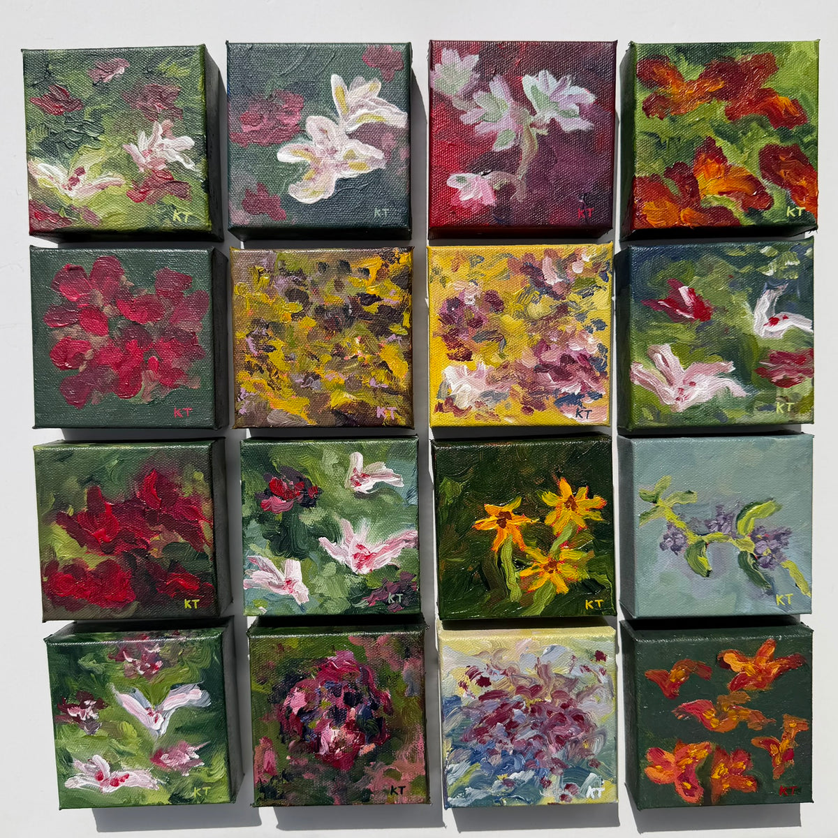 Floral Study No. 17, Original 4x4