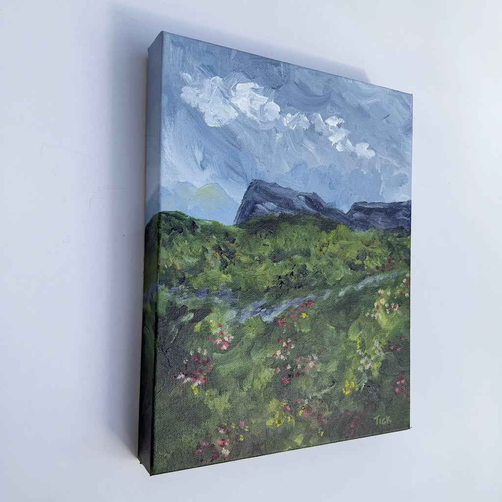 Flowers in the Field, Original 11x14