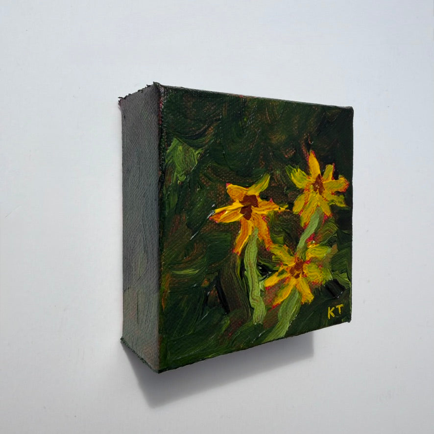 Floral Study No. 12, Original 4x4
