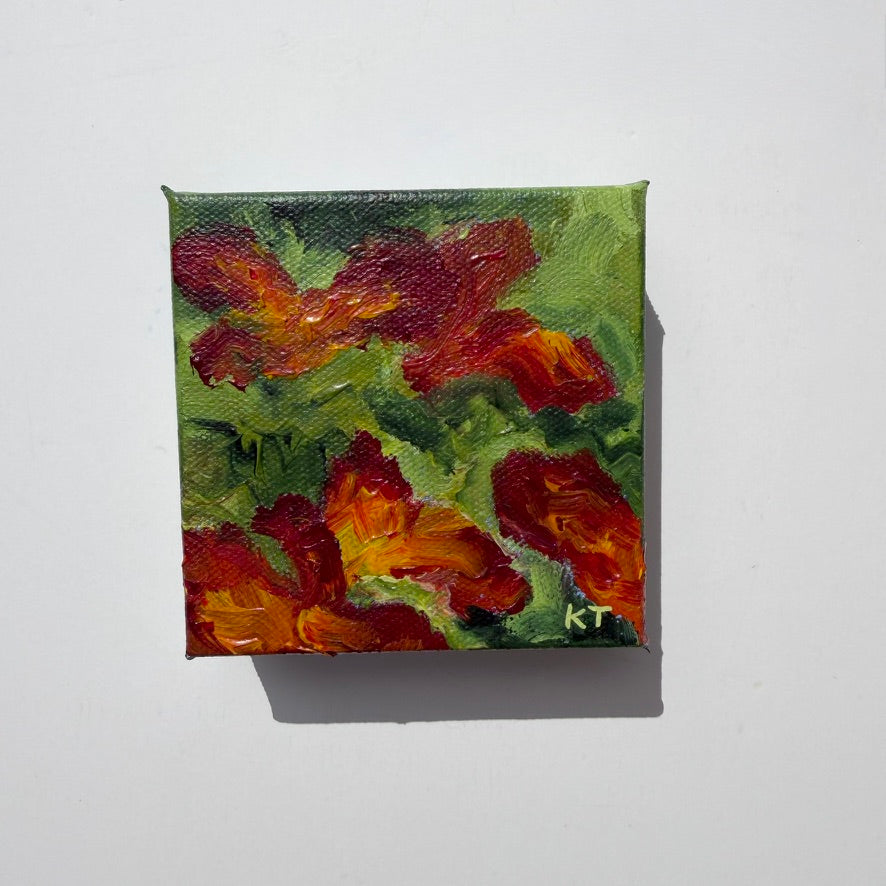 Floral Study No. 15, Original 4x4
