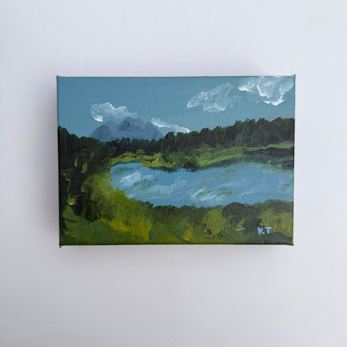 The Pond, Original 5x7