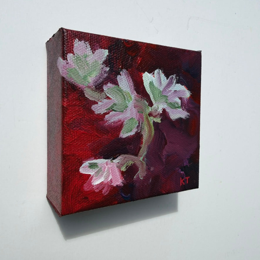 Floral Study No. 10, Original 4x4
