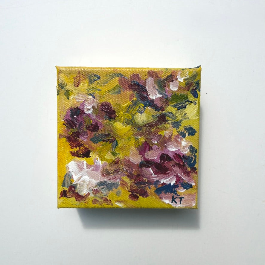 Floral Study No. 11, Original 4x4