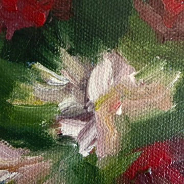 Floral Study No. 1, Original 4x4