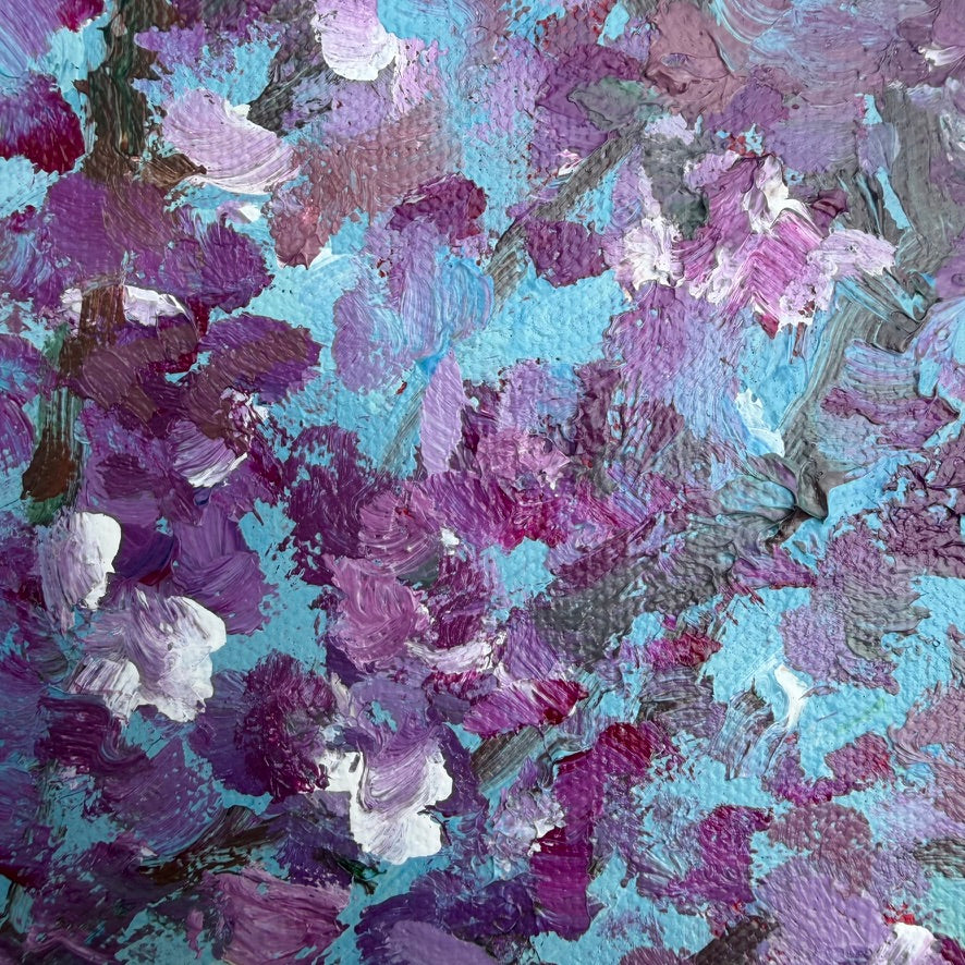 Eastern Redbud, Original 5x7