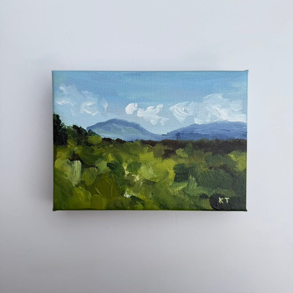 Blue Skies, Original 5x7