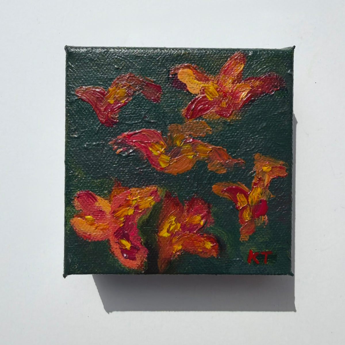 Floral Study No. 14, Original 4x4