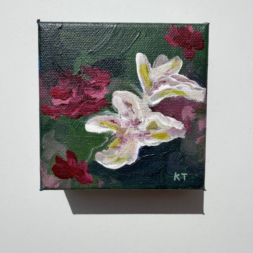 Floral Study No. 6, Original 4x4