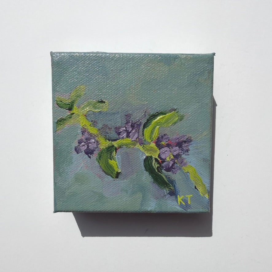 Floral Study No. 17, Original 4x4