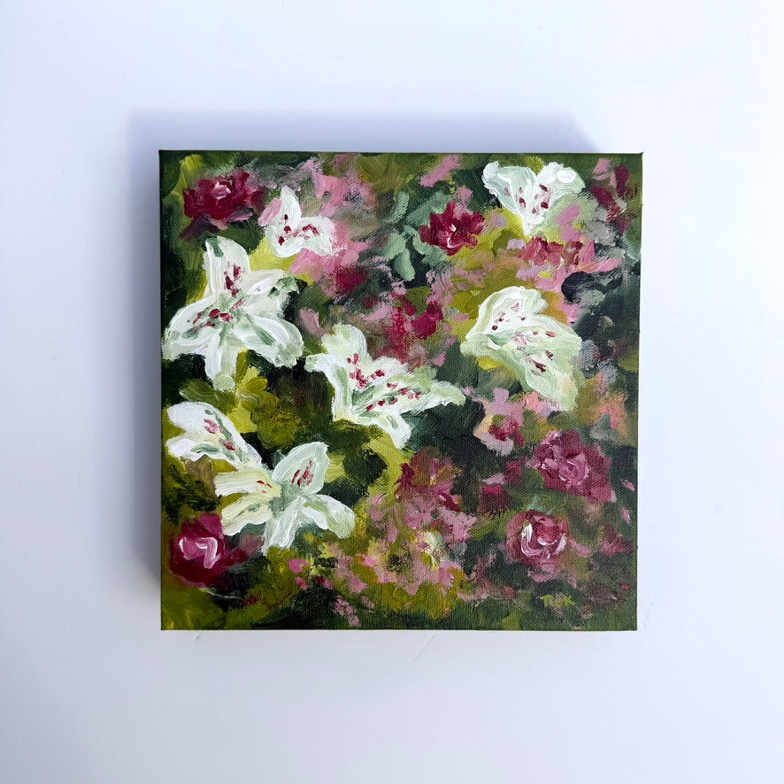 Floral No. 9, Original 10x10