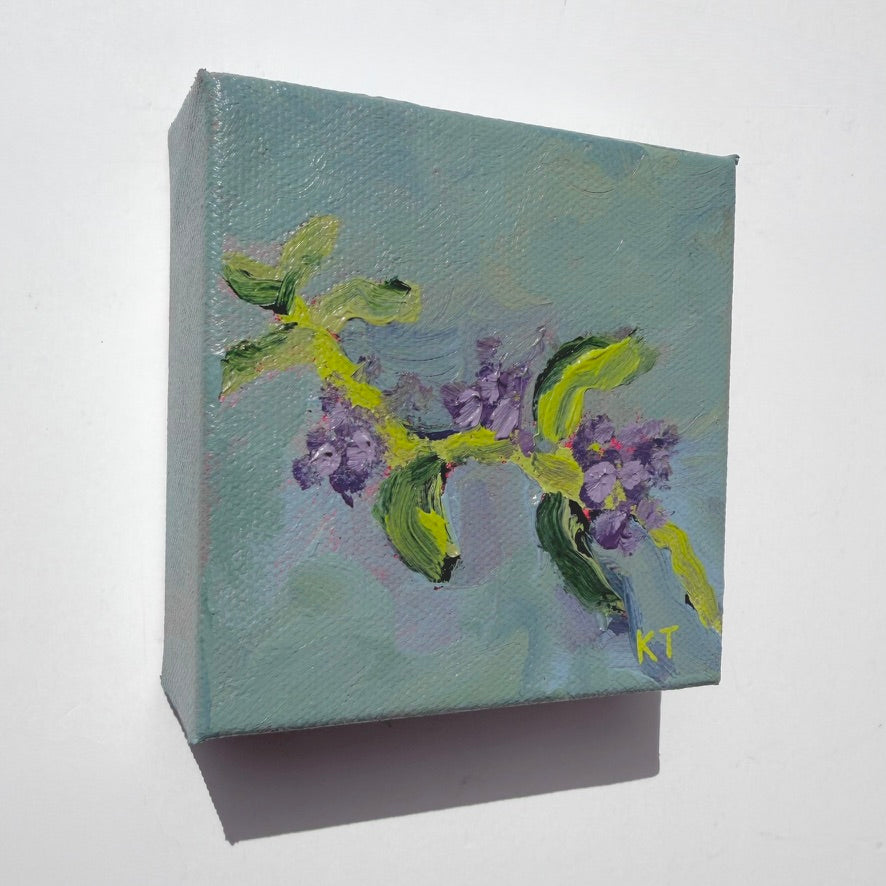 Floral Study No. 17, Original 4x4
