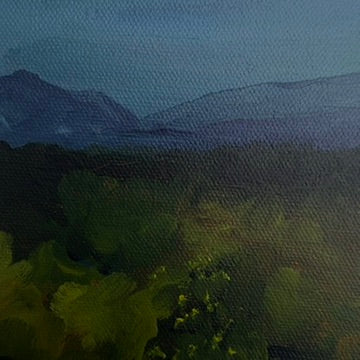 Dusk, Original 5x7