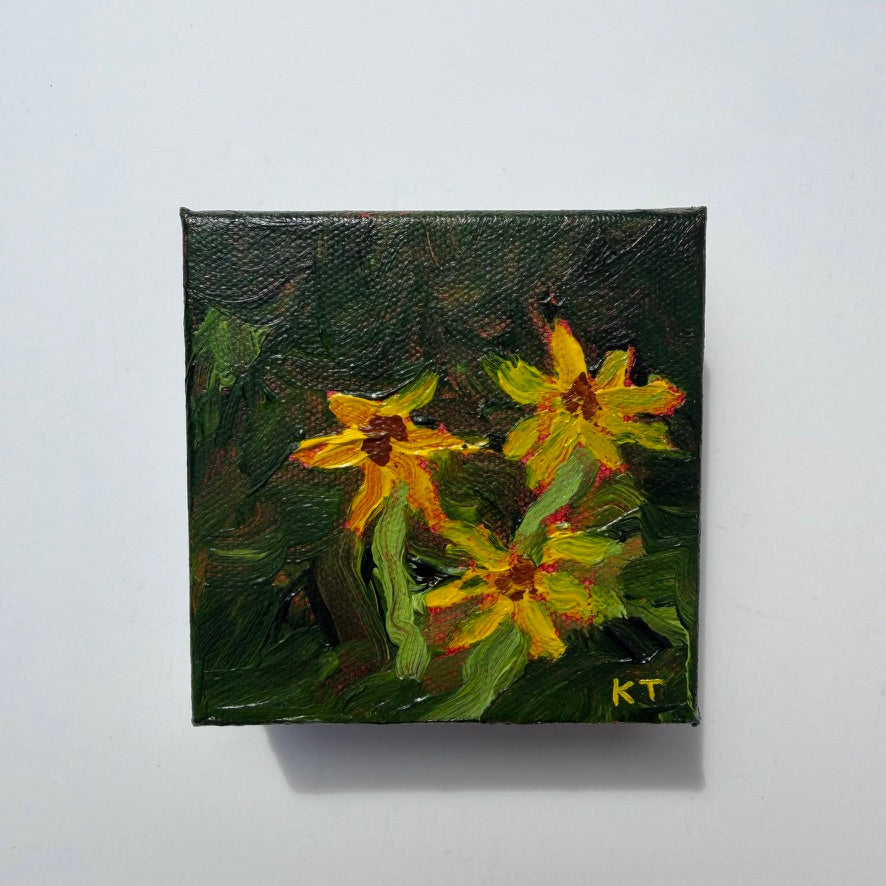 Floral Study No. 12, Original 4x4
