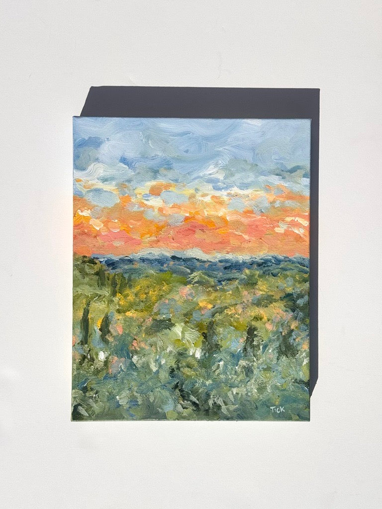 Italian Sunset Original 11x14